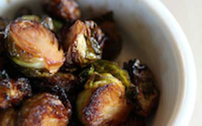 Cafe Gratitude’s Miso-Glazed Brussels Sprouts