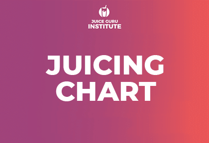 Juicing Chart