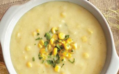 Raw Creamy Corn Soup