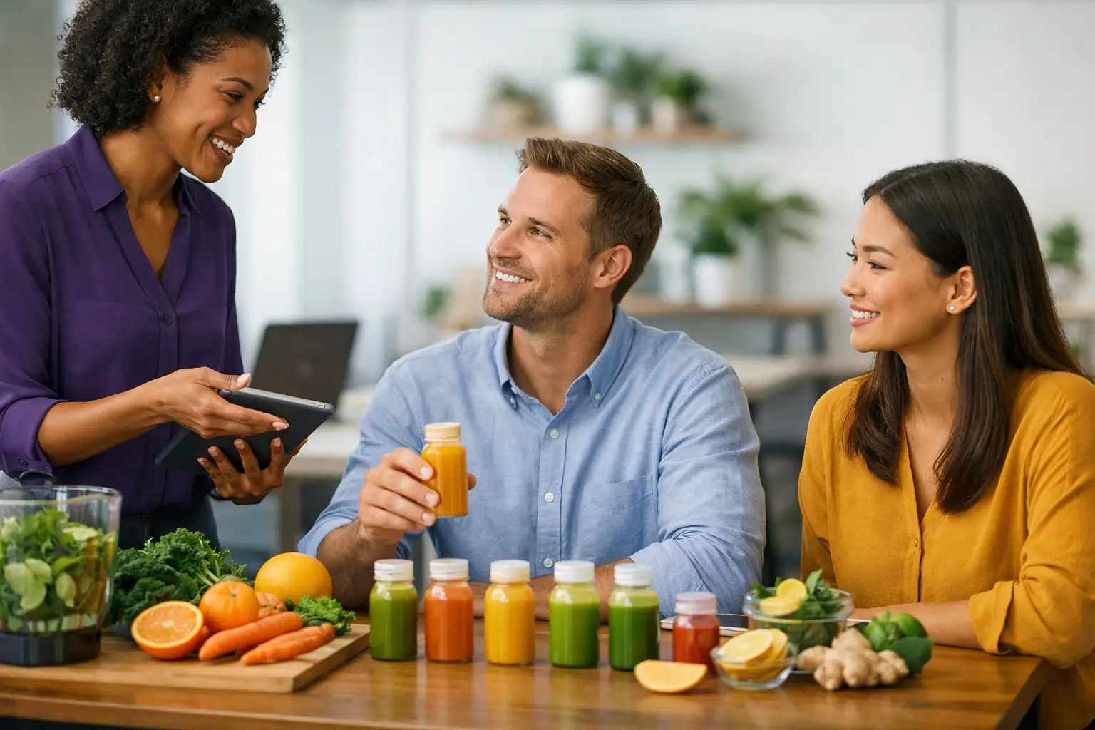 How a Corporate Wellness Juice Program Works